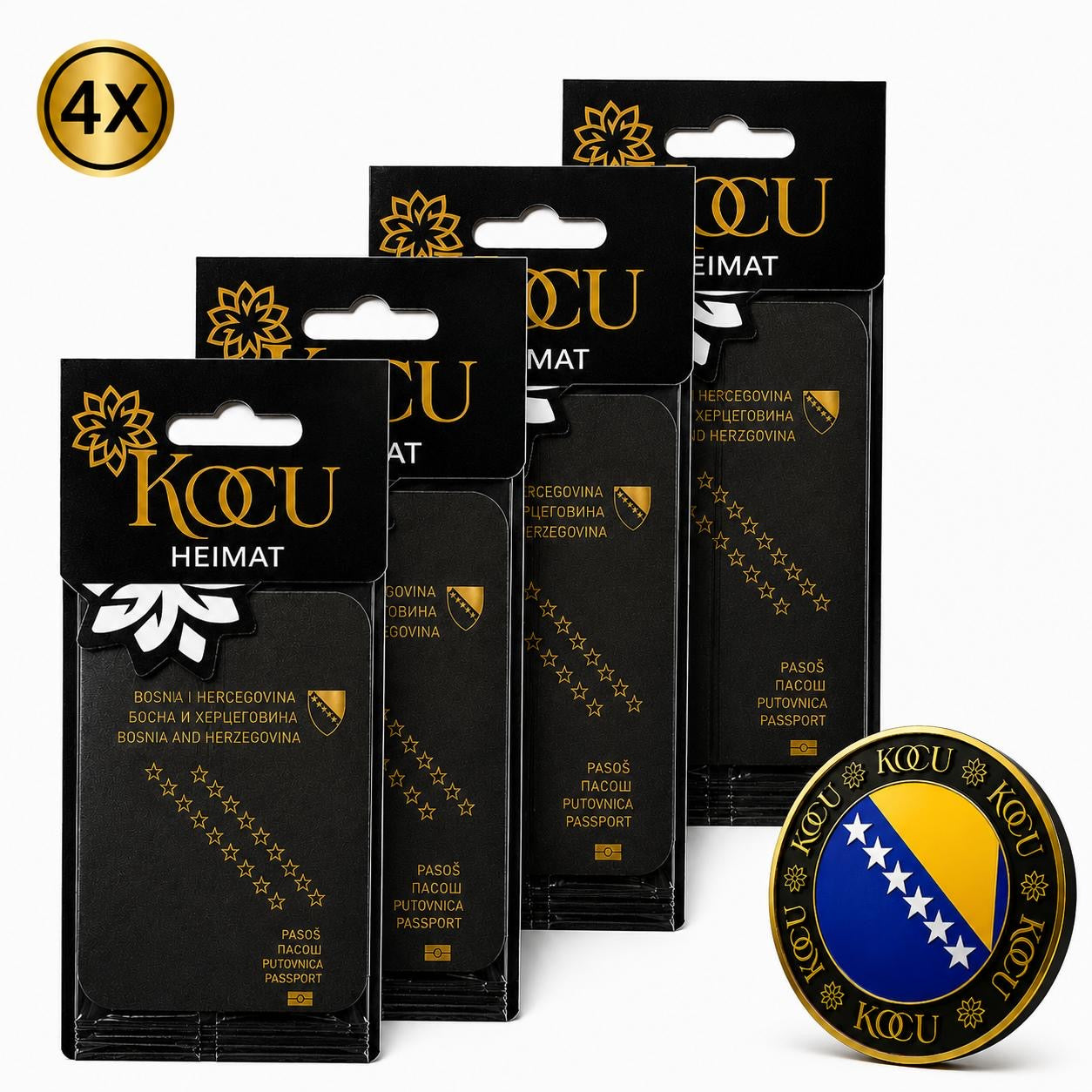 Duftbaum Bosnien - KOCU 4er Pack