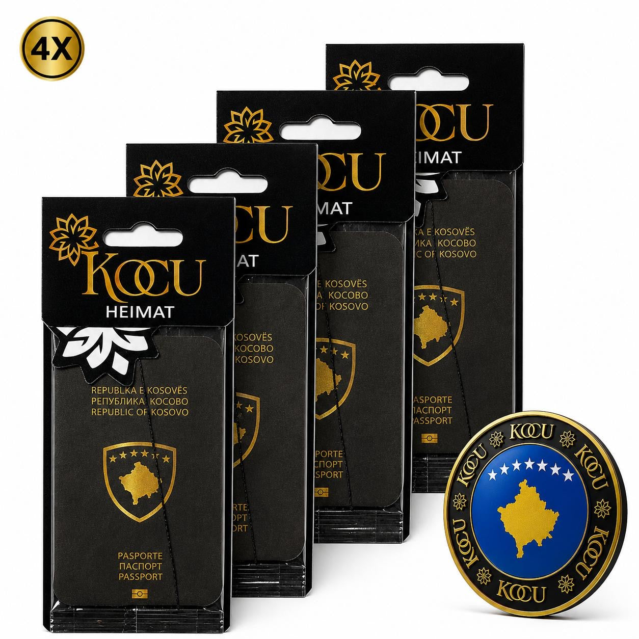 Duftbaum Kosovo -KOCU 4er Pack