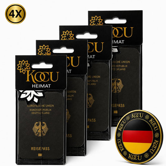 Duftbaum Deutschland -KOCU 4er Pack